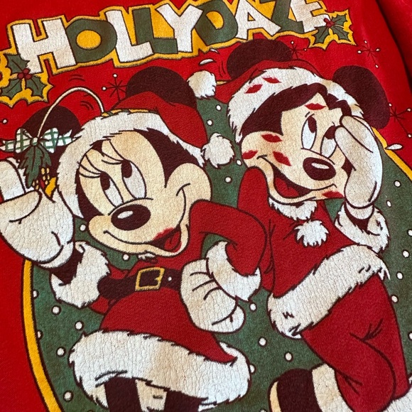 Vintage Disney Mistletoe Magic Christmas Sweater - Picture 5 of 6